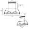 Westinghouse Chandelier 60W 4-Light Callowhill, Matte Black, Antique Ash 6126000 - alternate 8